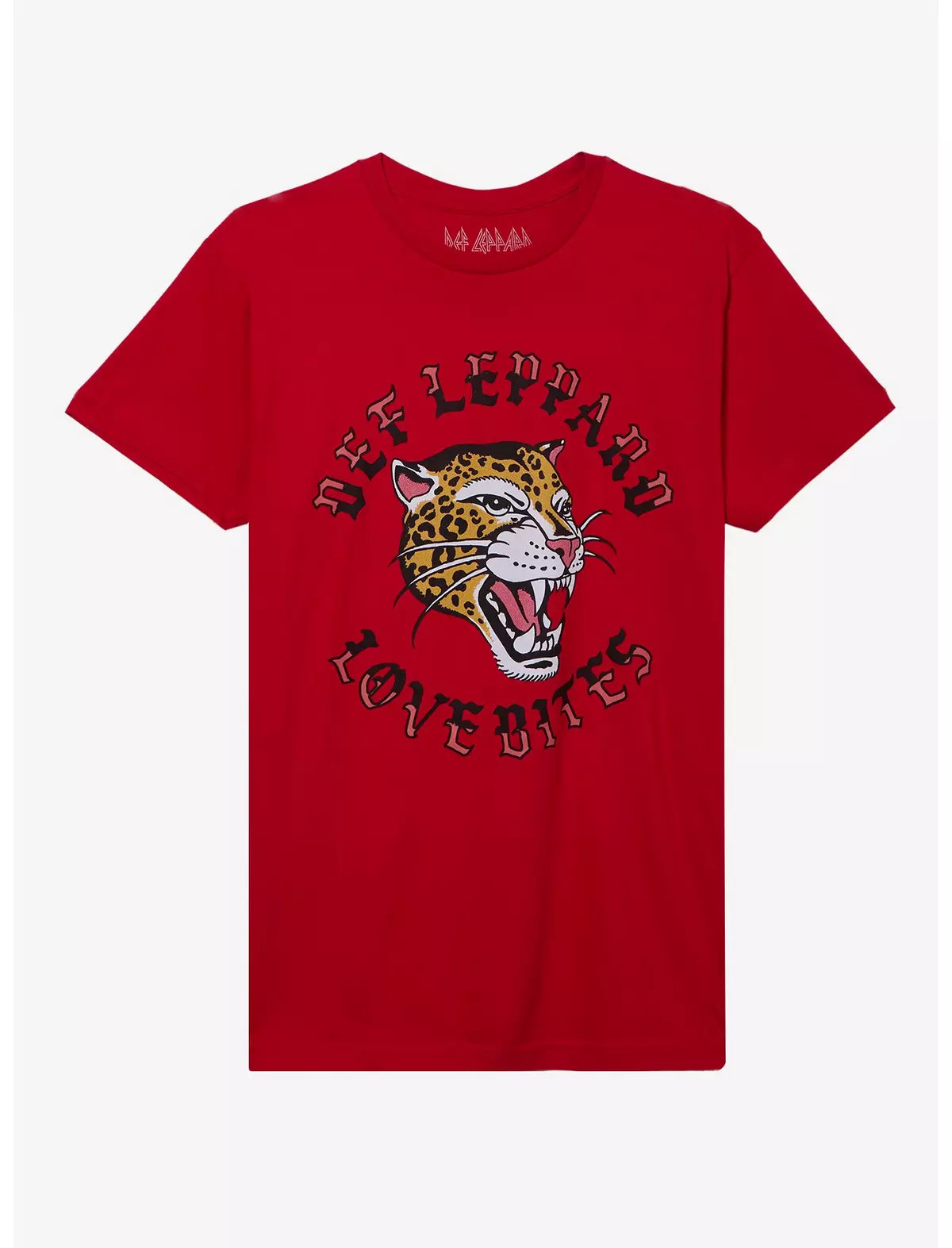 Def Leppard Love Bites Leopard T-Shirt | Hot Topic