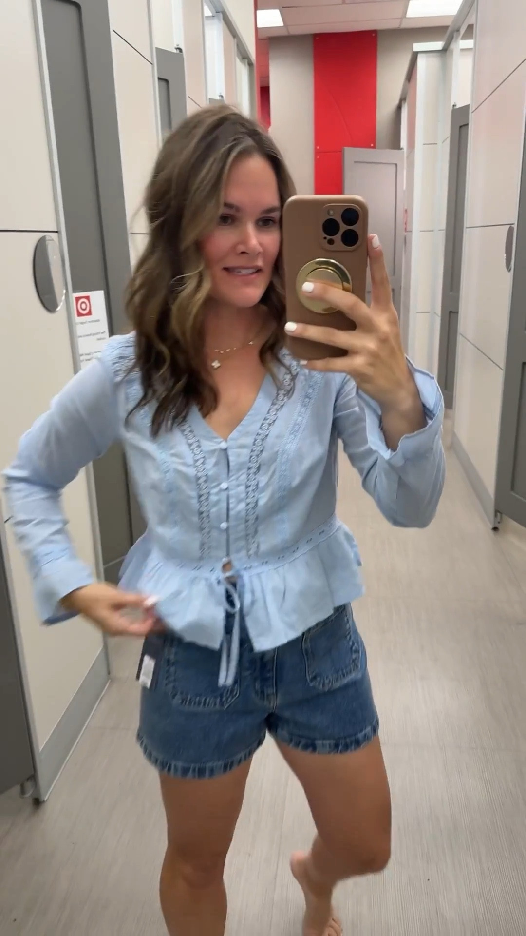 These target finds are so good! Top reminds me of free people shorts remind me of anthro- I went up a size to a 8 in these shorts and got my normal size in the top. #springoutfit #springfashion #targetfashion 

#LTKgrwm #LTKdayinmylife #LTKSaleAlert
