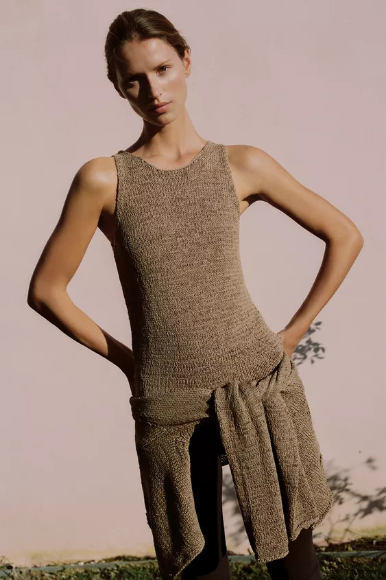 THICK KNIT TOP | Zara UK