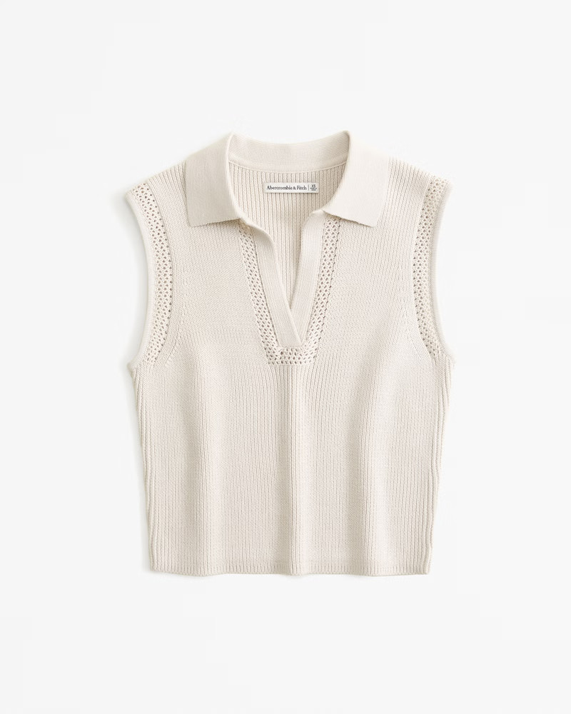 Johnny Collar Sweater Tank | Abercrombie & Fitch (US)
