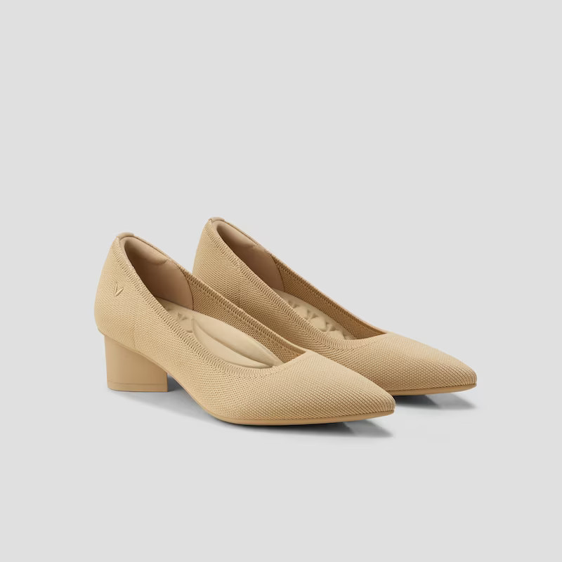 Pointed-Toe Chunky Heels (Tracy Pro) | VIVAIA
