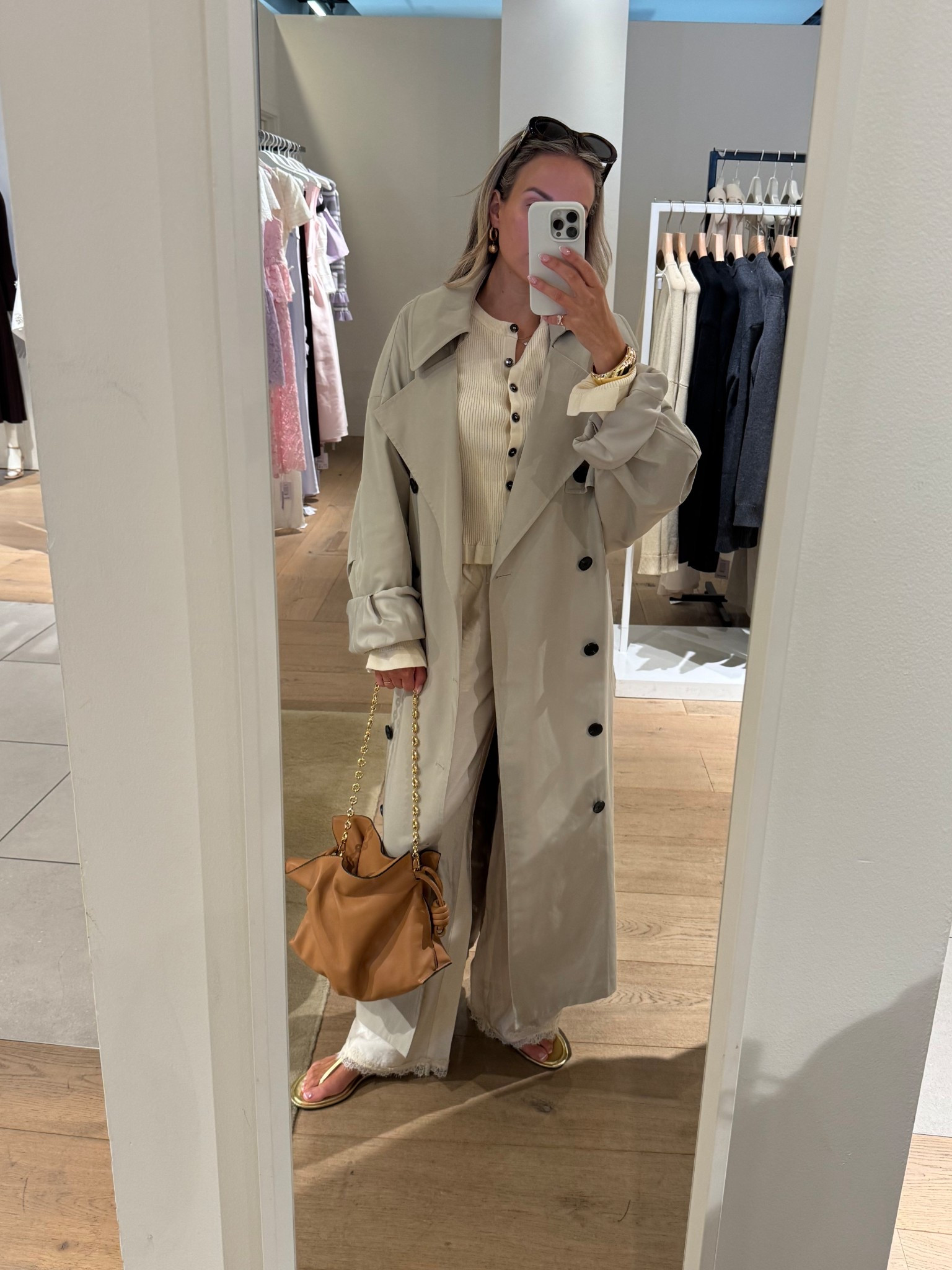 Almost trench coat season 🧥 
This one is super lightweight and comes very big so I synched it at the back. 

#LTKuk #LTKautumn