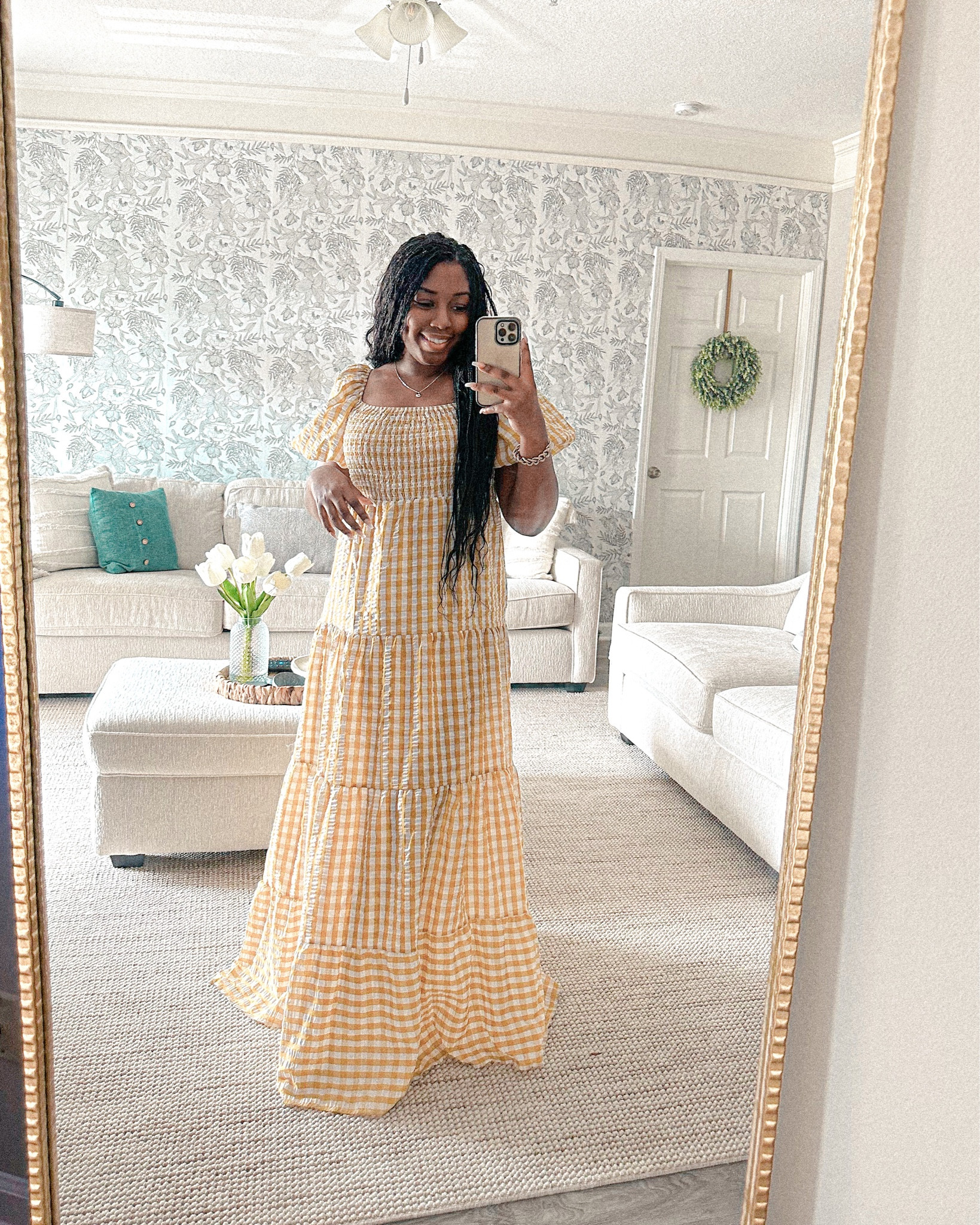 Stocking my closet with @boohoo maxi dresses for the summer. These floor length dresses are so  cool, light and flowy! Grab these now on sale before they sell quick 😍😍
