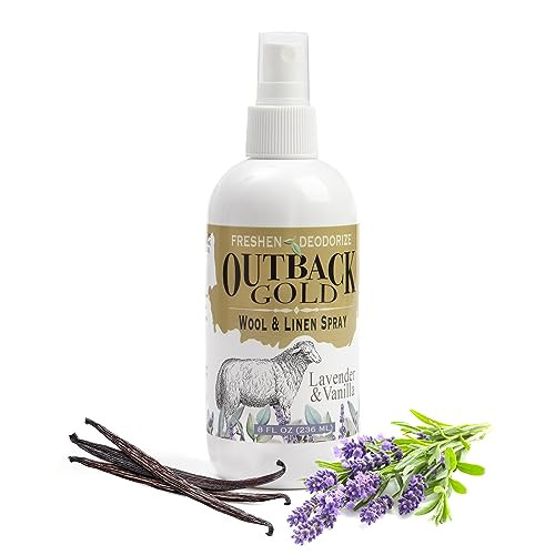 Outback Gold Wool, Linen, Fabric Refresher and Deodorizer Spray, Scented with Natural Lavender an... | Amazon (US)