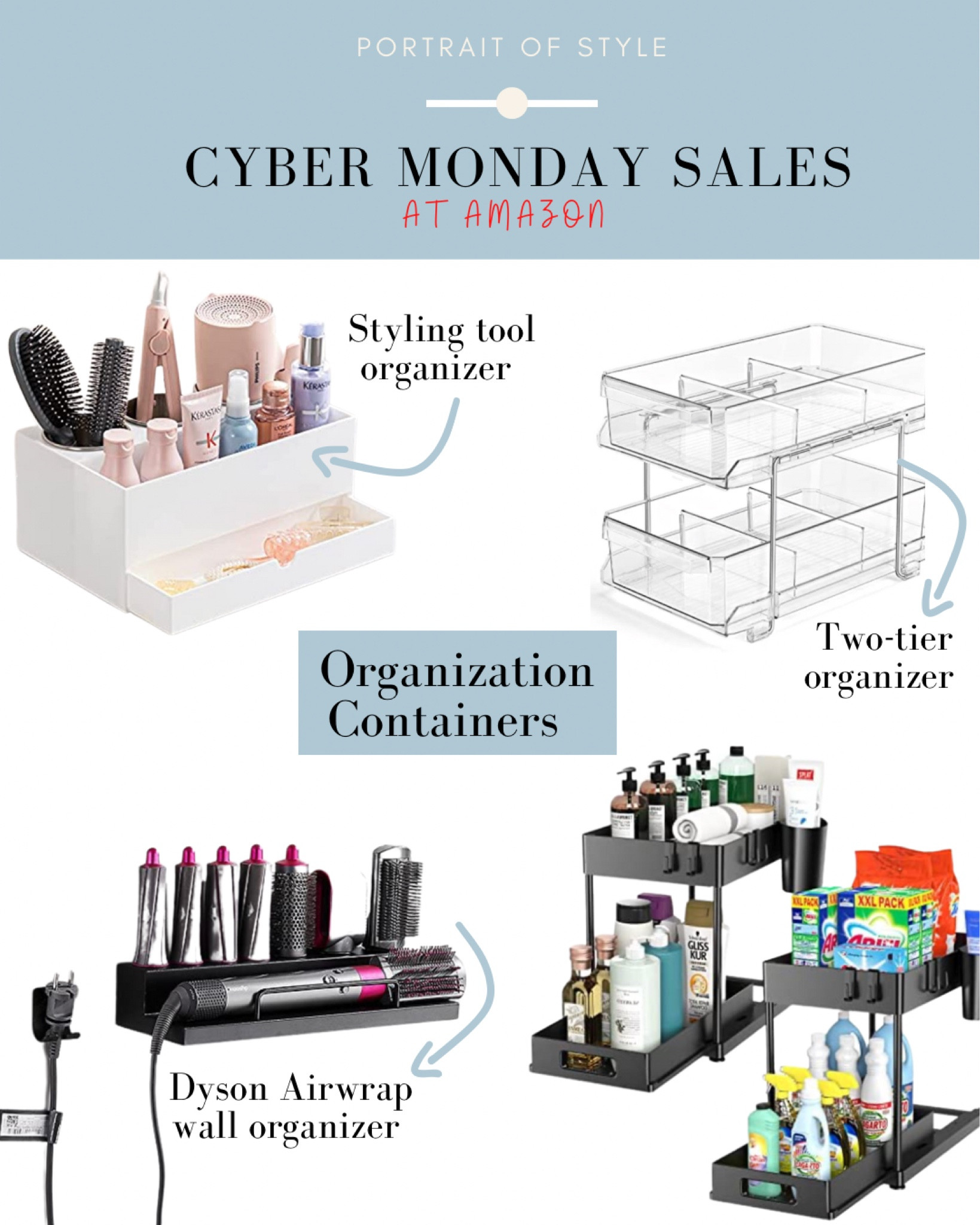 Cyber Monday Sales at Amazon!

#blackfriday #cybermonday #amazon #organization #clearbins #stylingtoolstorage #storagebins #storagecontainers #amazoncybermonday 

#LTKSeasonal #LTKHoliday #LTKCyberweek