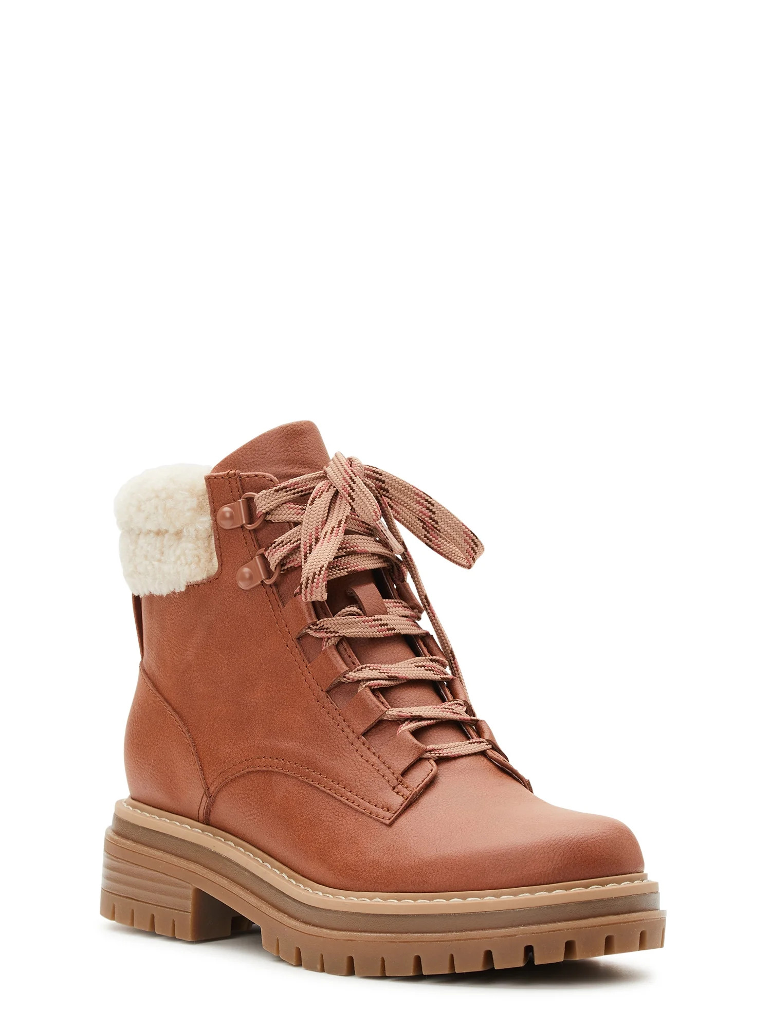 Time and Tru Women's Lug Sole Hiker Boots | Walmart (US)