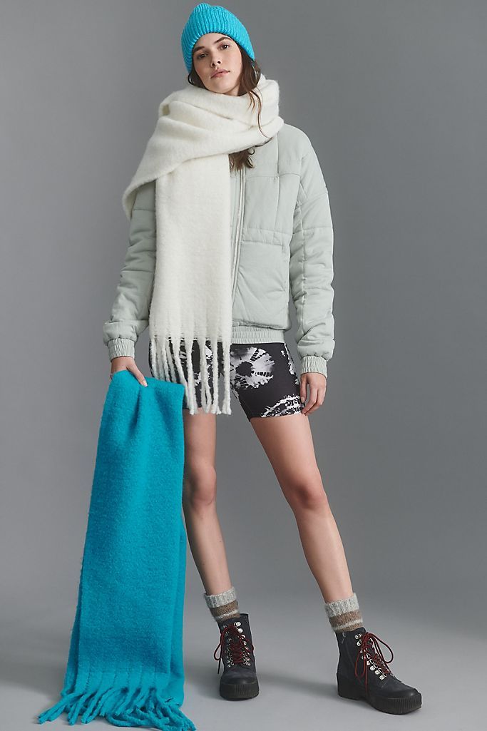 Bonnie Fringed Wrap Scarf | Anthropologie (US)