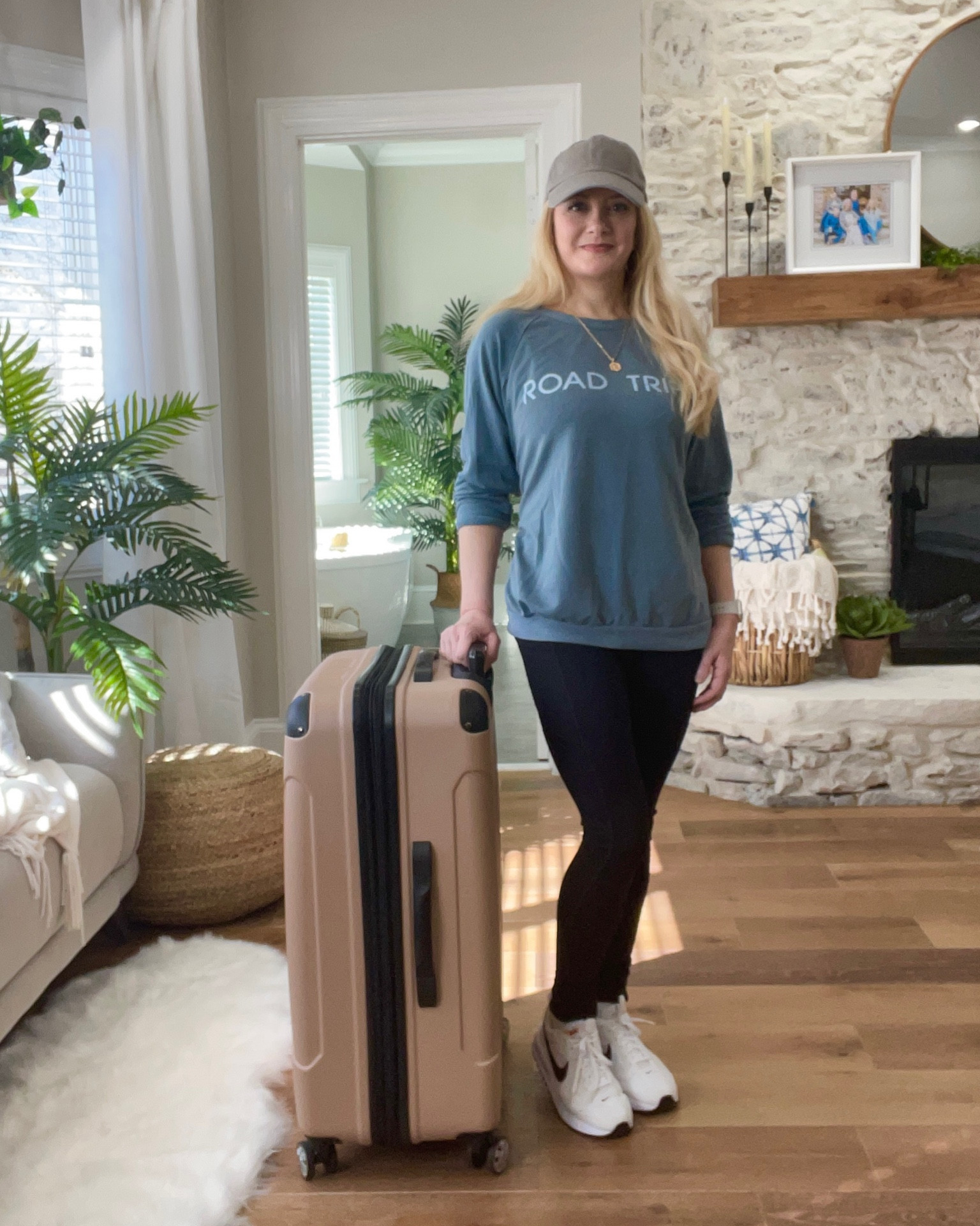 Road Trip! Headed to 30a to see my girl for Thanksgiving! #luggage #thanksgivingoutfit #leggings #jewelry 

#LTKtravel #LTKCyberweek #LTKHoliday