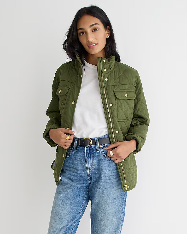 New quilted downtown field jacket | J. Crew US