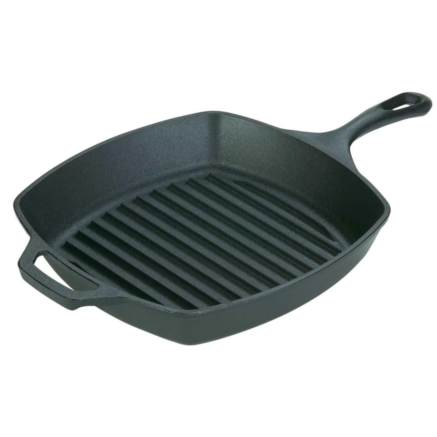 Lodge Pre-seasoned 10.5 inch Cast Iron Grill Pan with Assist Handle | Walmart (US)