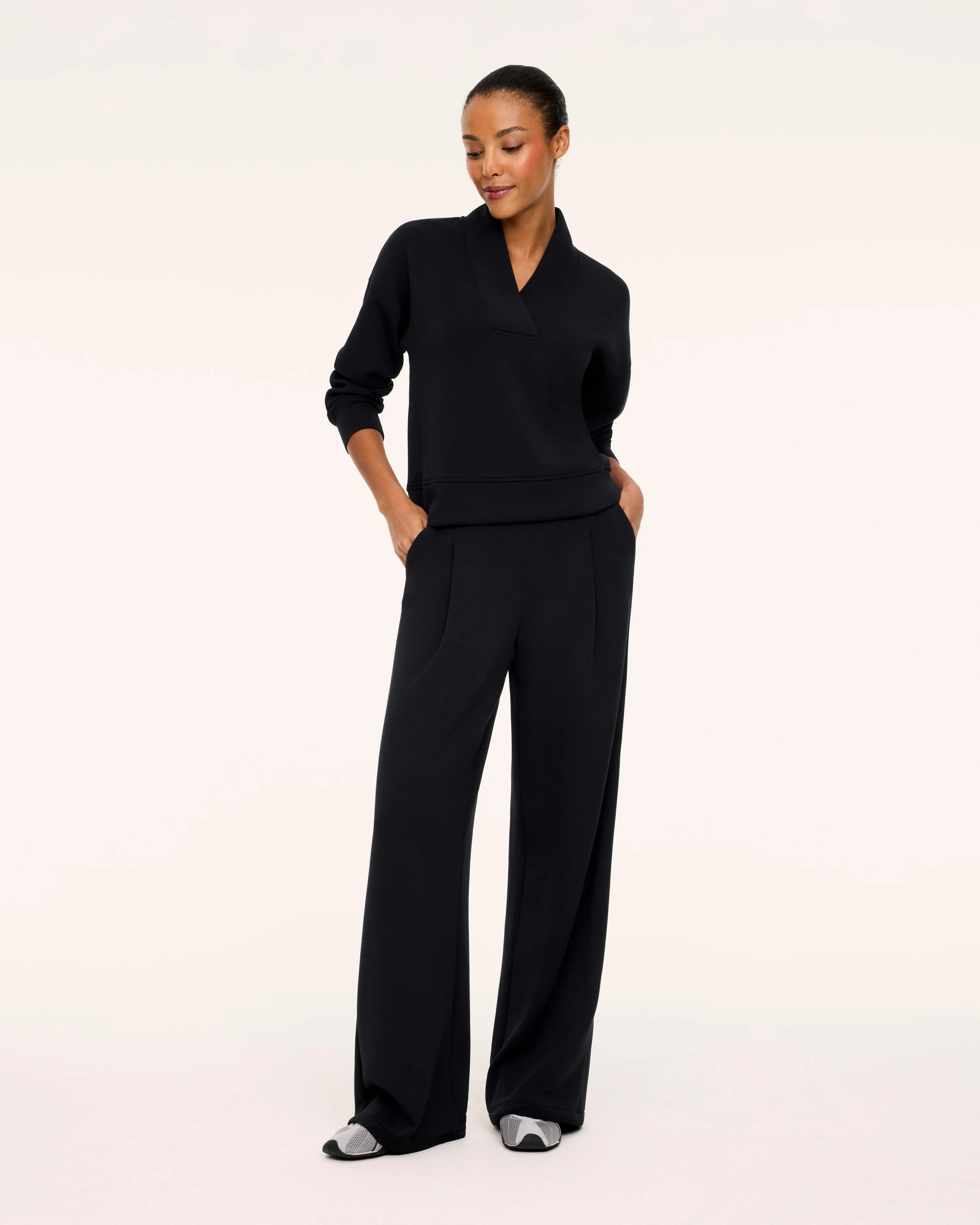 SPANX AirEssentials® Pleated Wide Leg Pant | Spanx