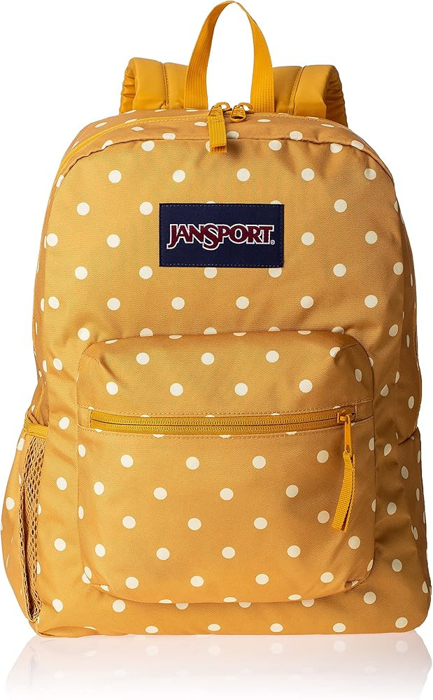 JanSport Cross Town Backpack - School, Travel, or Work Bookbag with Water Bottle Pocket, Boho Flo... | Amazon (US)