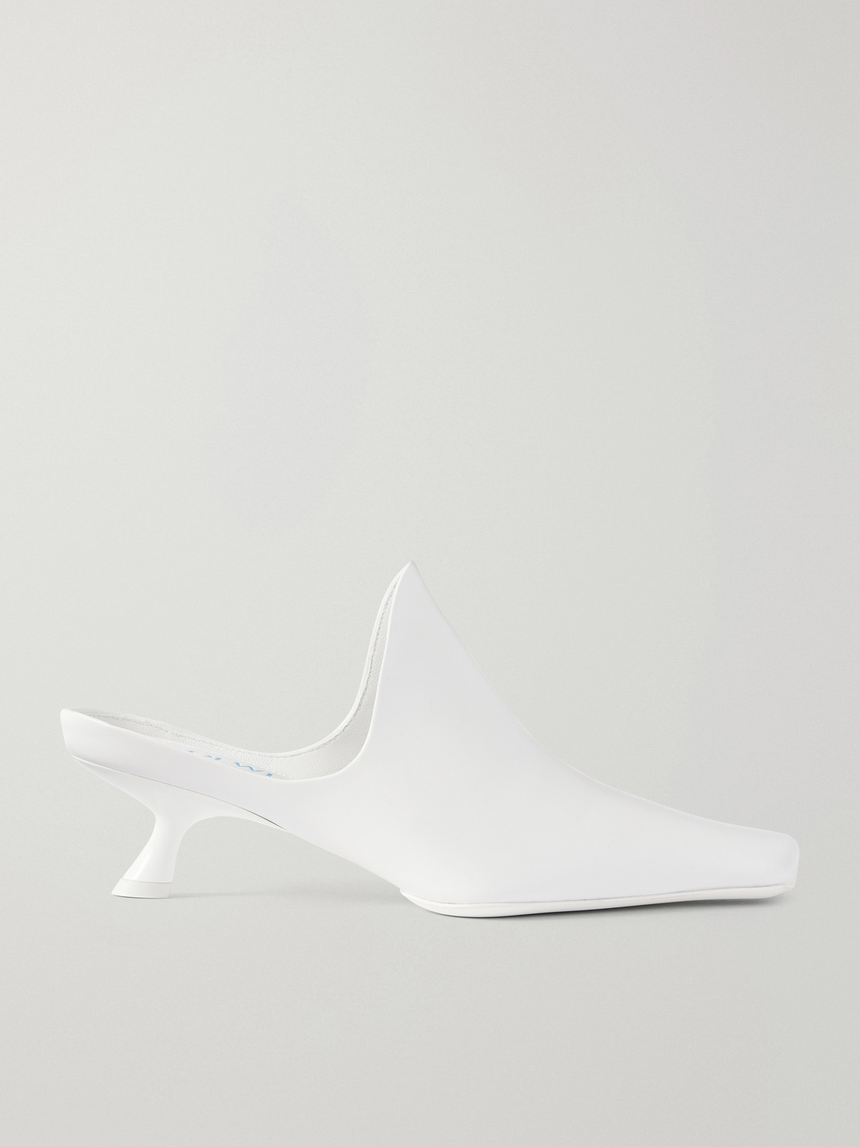 LOEWE - Emily Leather Mules - White | NET-A-PORTER (US)