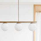 Hayes Linear Chandelier (45") | West Elm (US)