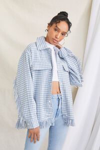 Houndstooth Tassel-Trim Jacket | Forever 21 (US)