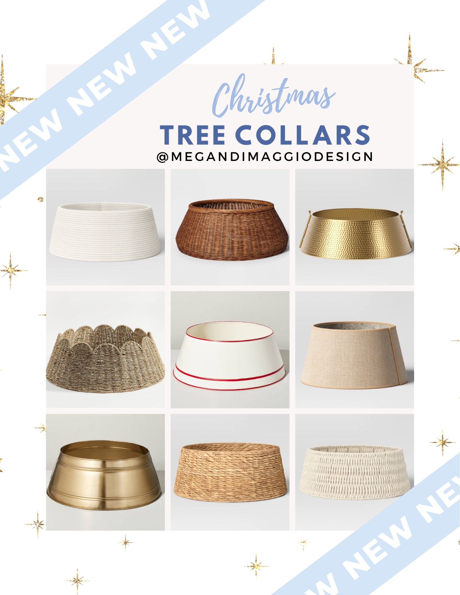 Favorite Christmas tree collars!! Love this new woven scallop one! 😍 plus several are $30 & under!! 🎄✨

#LTKfindsunder50 #LTKhome #LTKHoliday