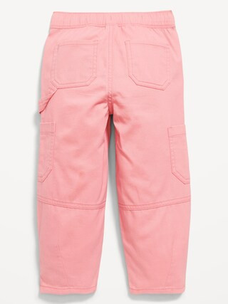 Pull-On Baggy Barrel-Leg Cargo Pants for Toddler Girls | Old Navy (US)