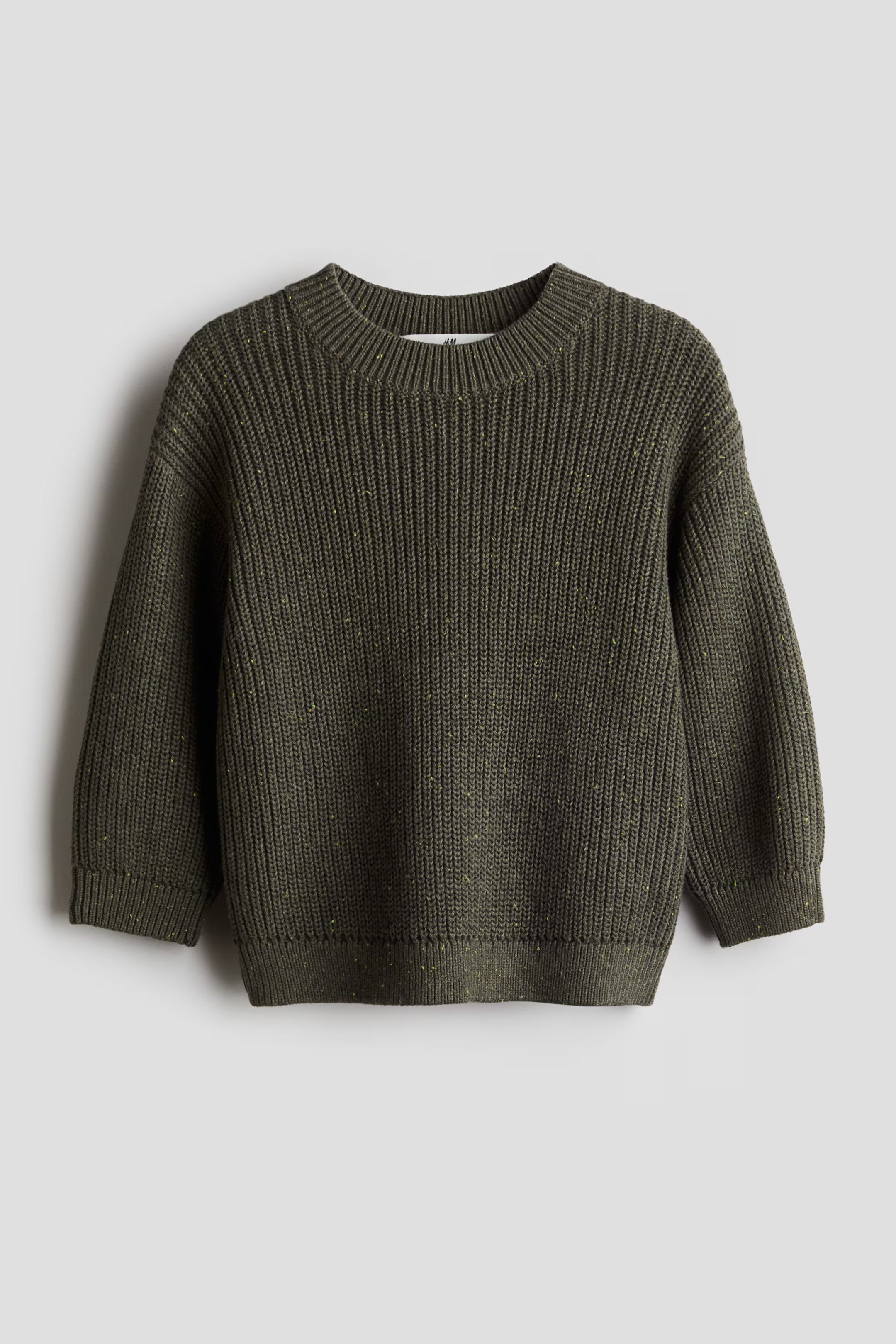 Rib-Knit Cotton Sweater | H&M (US + CA)