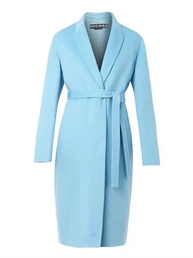 Double-faced wool and angora-blend coat | Matches (UK)