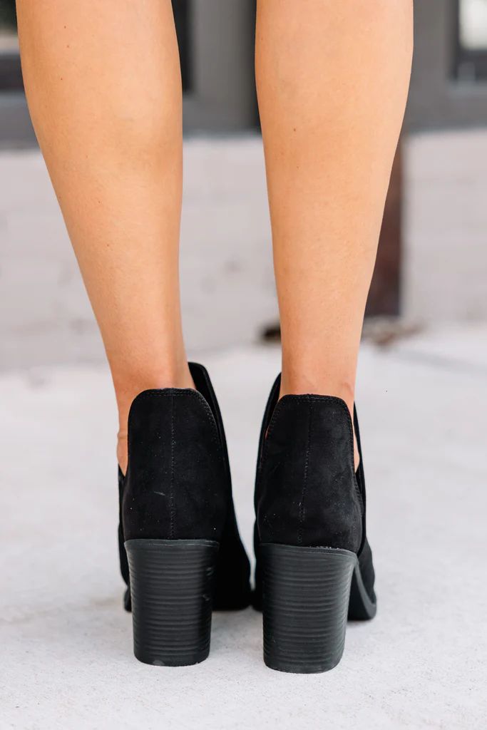 Take Your Chance Black Heeled Booties | The Mint Julep Boutique