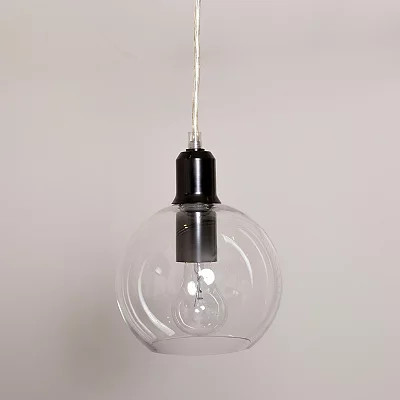 Brushed Bronze Clear Glass Pendant Light | Kirkland's Home