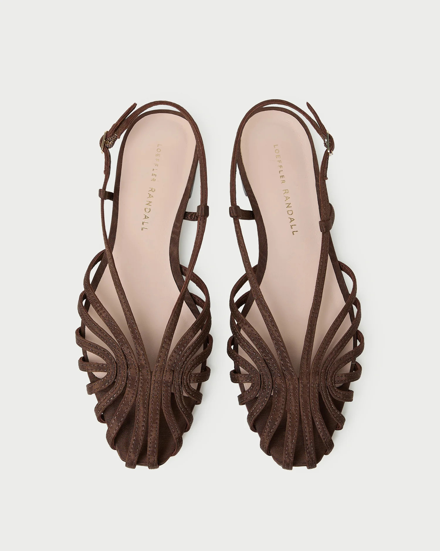 Devon Chocolate Moir\u00e9 Slingback Sandal | Loeffler Randall