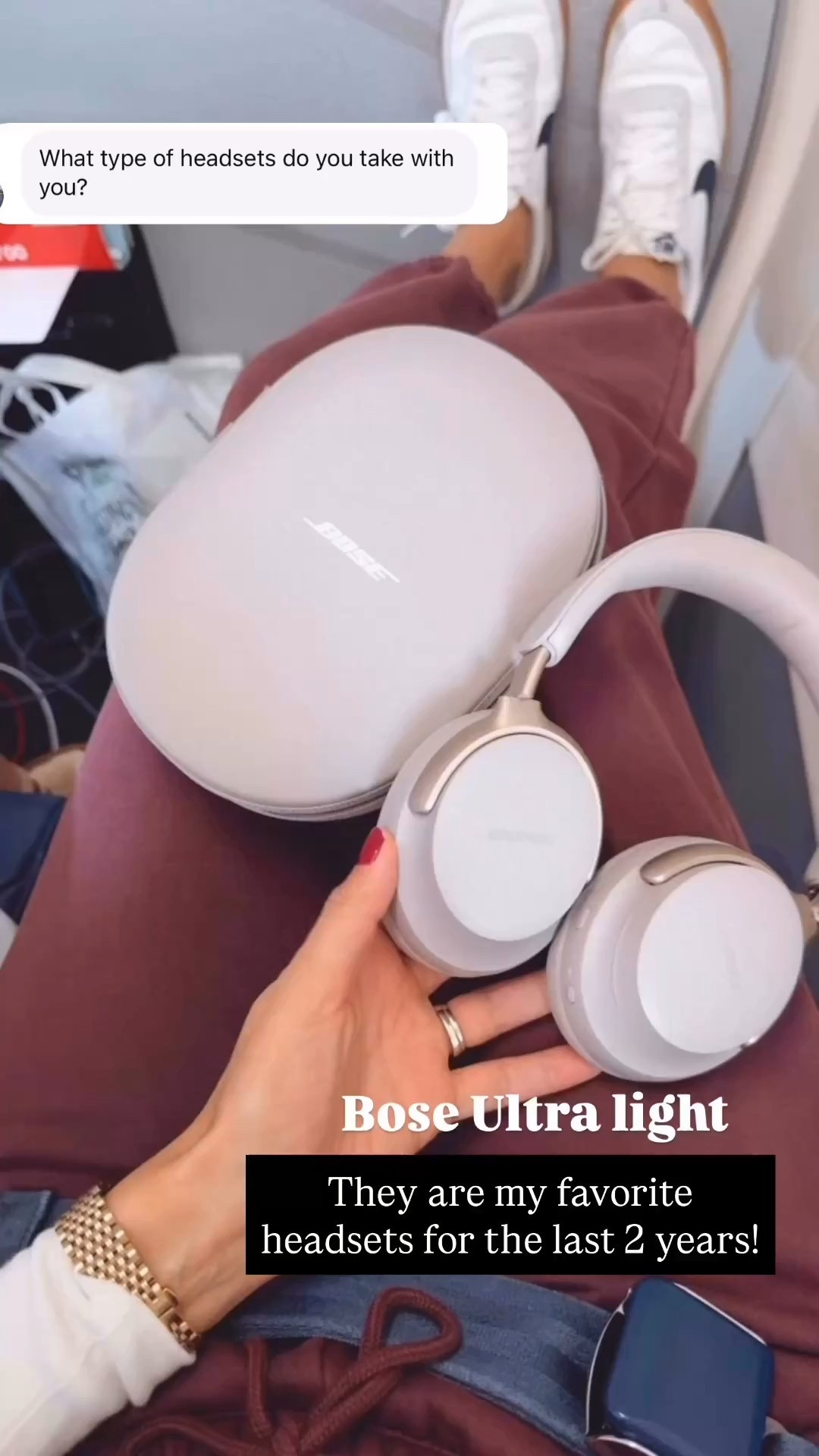 Travel Essential 
Bose ultra light headset I’ve had for 2 years 



#LTKOver40 #LTKSeasonal #LTKTravel