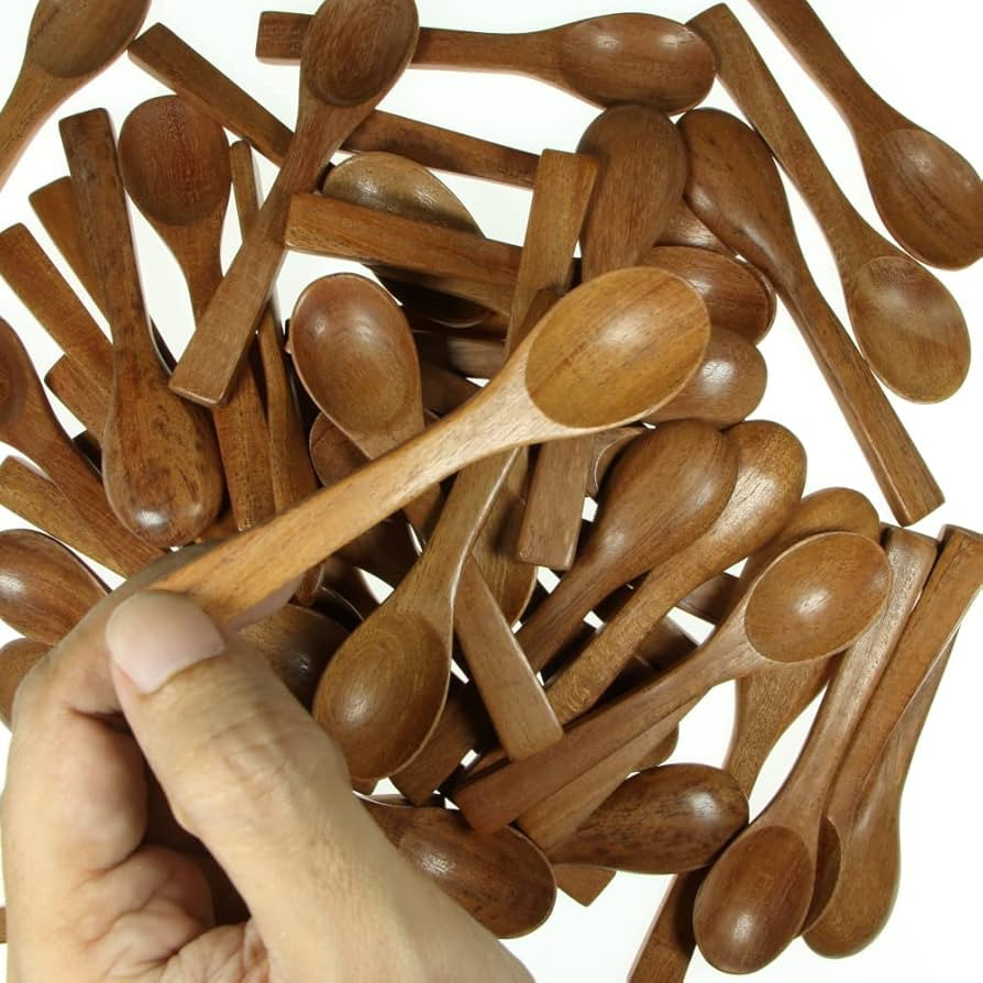 NUTTA - Small Wooden Spoons For Cooking, Condiments Honey Seasonings Pepper Sugar Salt Tea Coffee... | Amazon (US)