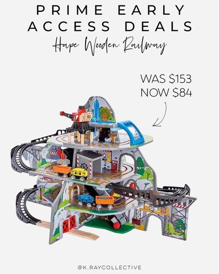 I love this wooden train track  mountain from Hape.  You won’t have to keep up with all the loose wooden railroad tracks. Everything is all in one place.  And guess what it’s currently under $100, almost $75 off its retail price and the Amazon prime early access sale. It ends tonight so hurry.

#KidsTrainSet #KidsGifts #GiftsForKids #HolidayGiftsForKids

#LTKunder100 #LTKsalealert #LTKkids