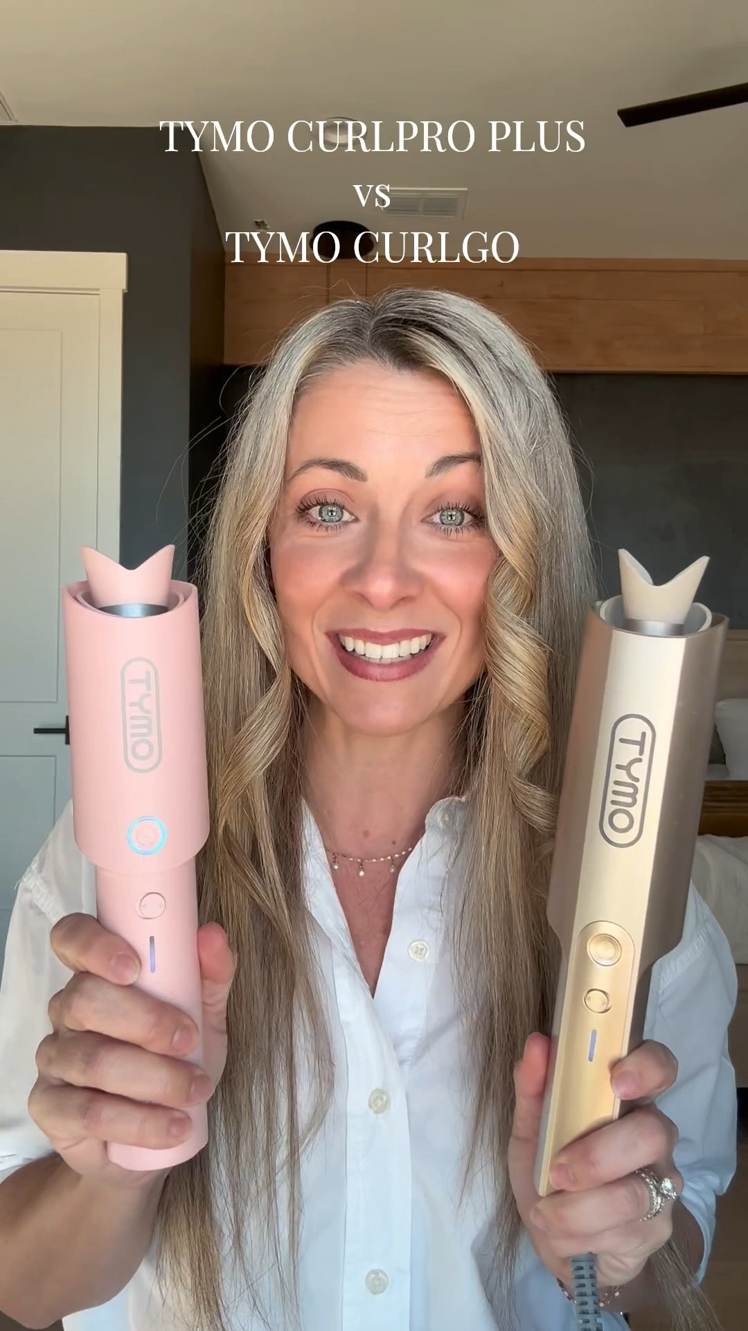 TYMO is absolutely crushing it with the curling iron game y’all!😱 I compared their CURLPRO PLUS vs their CURLGO and was just absolutely blown away by both of them. Both of these options produce amazing results, leaving your hair shiny and smooth with the perfect curl! You honestly cannot go wrong with either one! I’ve also used them already on my girls and they are obsessed with the fact that you can’t burn yourself! 👏🏻👏🏻 These are on major sale so be sure to grab one before the sale runs out! @tymo_fashiontech #ad #tymobeauty #CURLStymo #curlingiron #curlinghair 

#LTKBeauty #LTKgrwm #LTKOver40