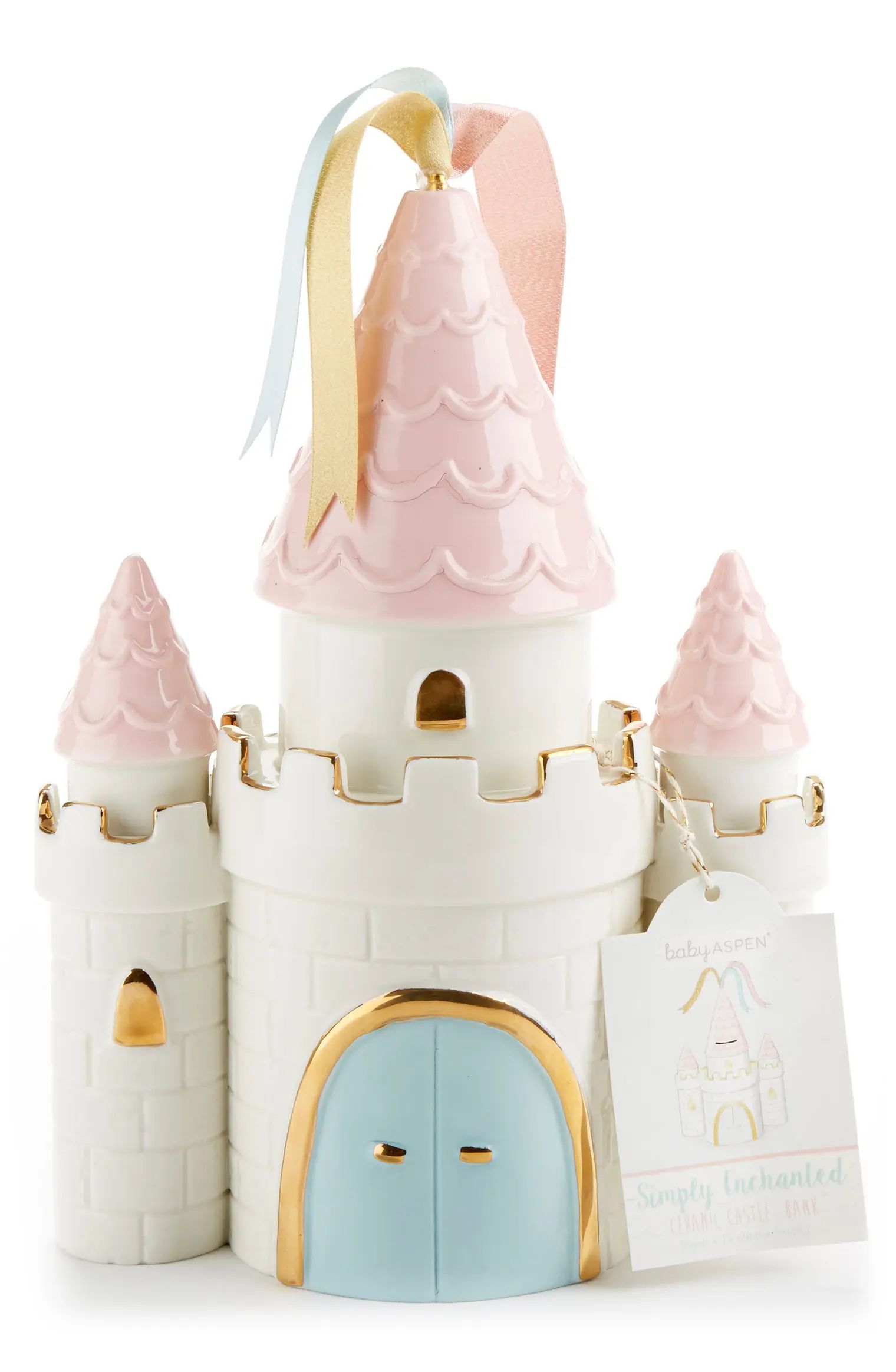 Simply Enchanted Ceramic Castle Bank | Nordstrom