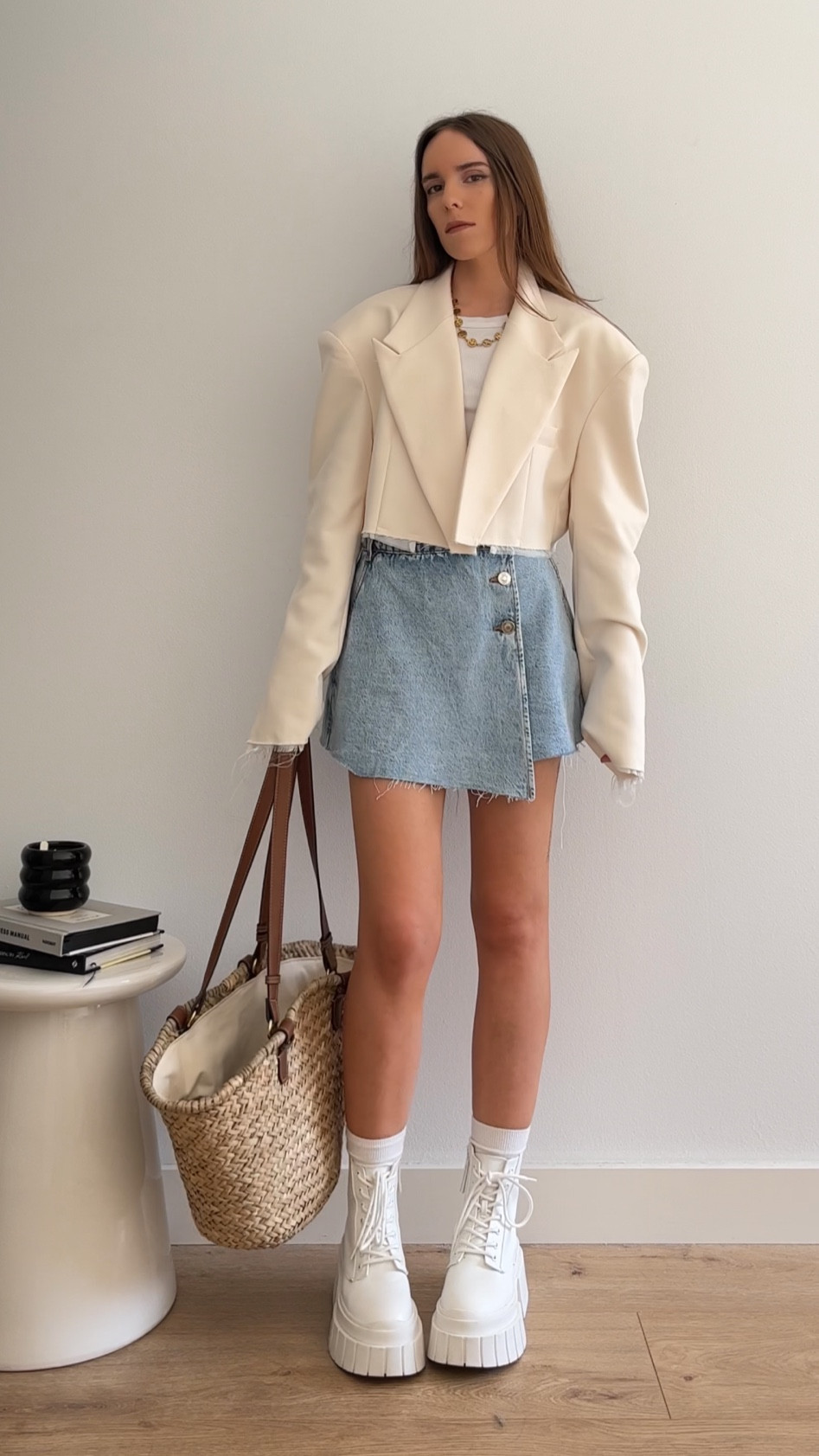 One of my fave summer ootd — Cream and light denim and fave white platform boots 🤍 

#LTKSeasonal #LTKshoecrush #LTKstyletip