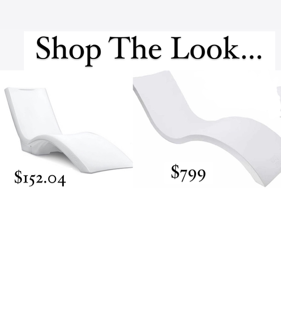Shop the look Pool ledge loungers
White
Resin
Durable
Dupe
Look for less
Amazon finds
Summer 
Inground pool


#LTKswim #LTKSeasonal #LTKhome