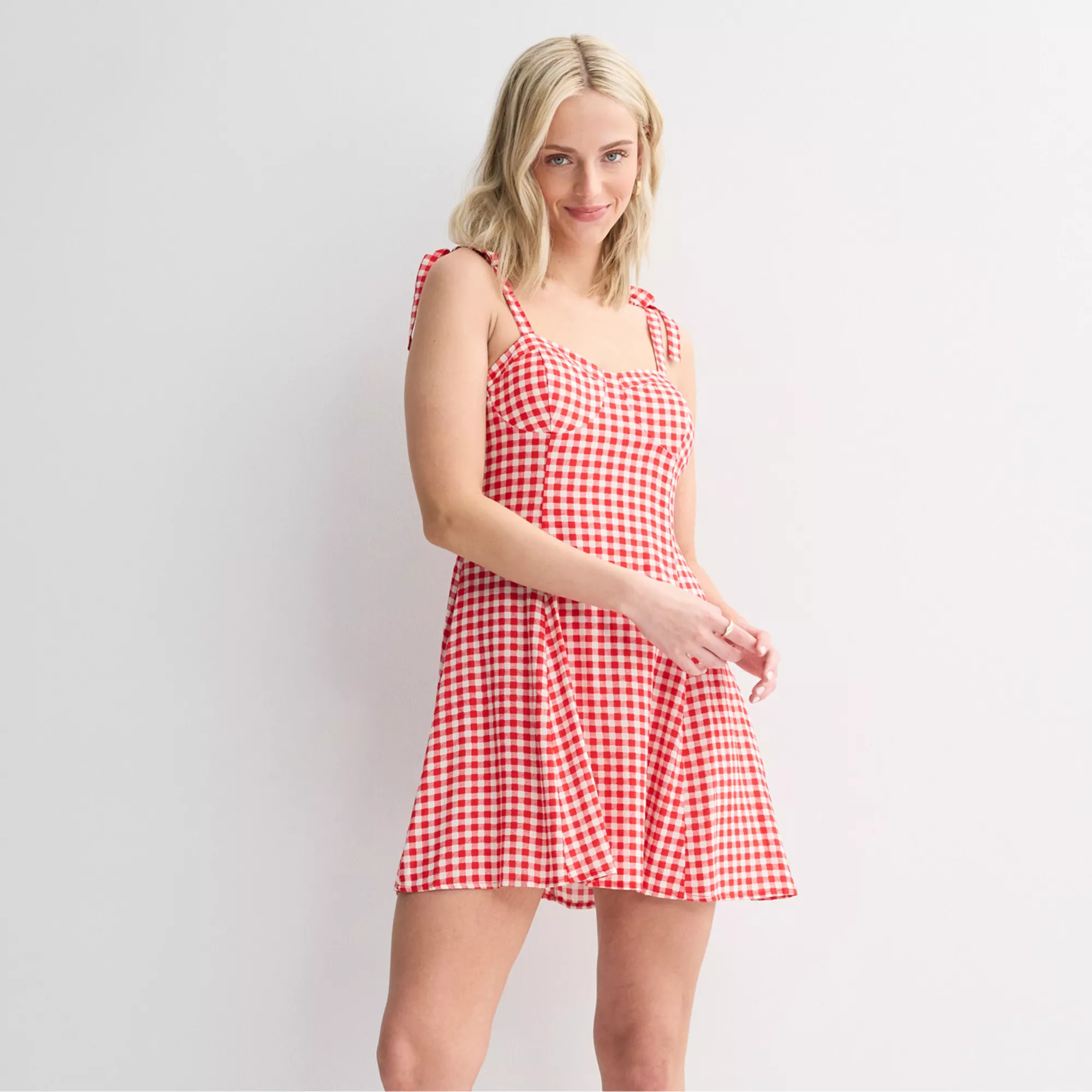 Juniors' Lily Rose Molded Cup Fit & Flare Dress | Kohl's
