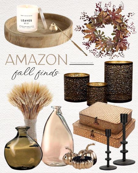 Shop Amazon Fall decor! Coffee Table treats, candlesticks, Fall Wreath, decorative boxes, vases and more! 

Follow my shop @thehouseofsequins on the @shop.LTK app to shop this post and get my exclusive app-only content!

#liketkit 
@shop.ltk
https://liketk.it/4grzG

#LTKSeasonal #LTKhome #LTKunder50