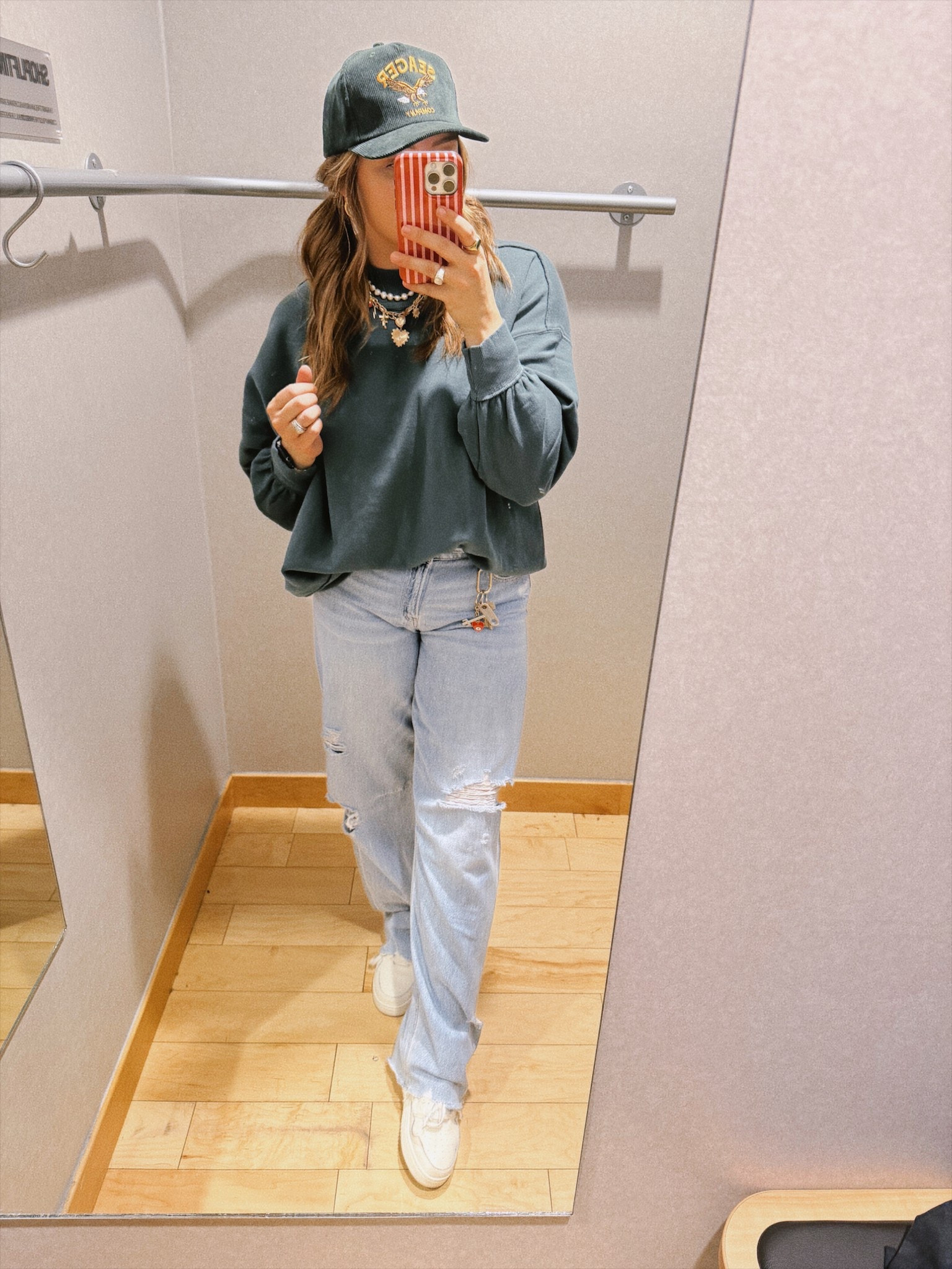 NEW free people sweater. 
Hat is from Seager— couldn’t link this exact one so I linked some similar styles!

#LTKStyleTip #LTKSeasonal