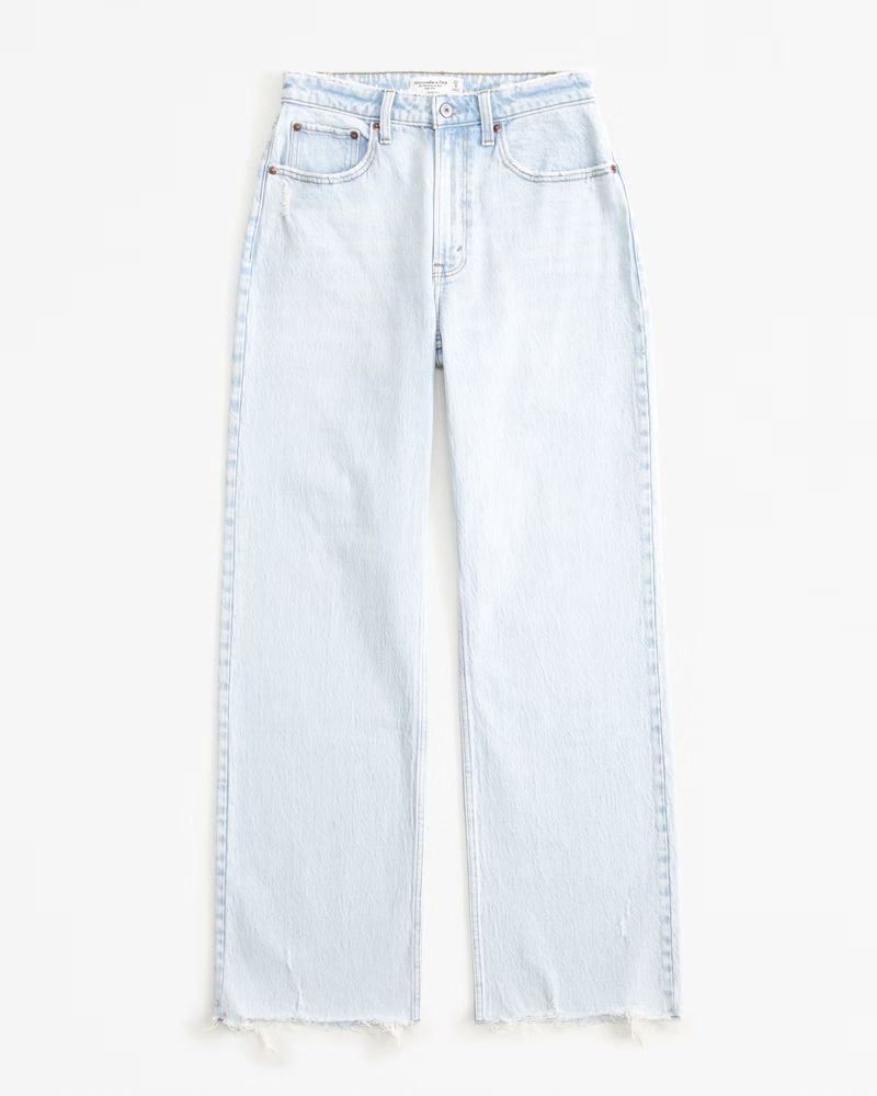 Women's Curve Love High Rise 90s Relaxed Jean | Women's Bottoms | Abercrombie.com | Abercrombie & Fitch (US)