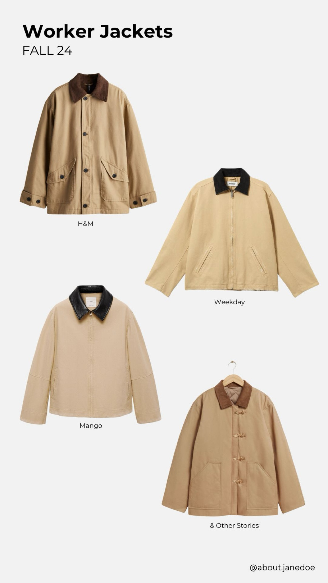 Worker jacket faves for this fall 2024 

#LTKFallSale #LTKFindsUnder100 #LTKBacktoSchool