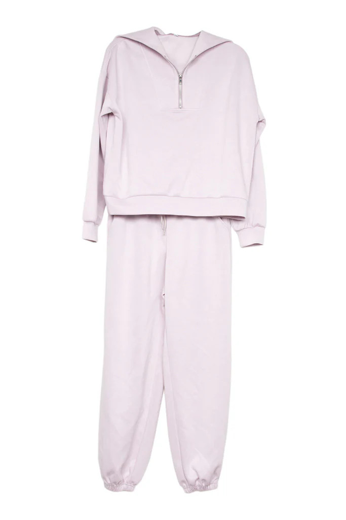 Blush Scuba Pants Two Piece Set | Katydid