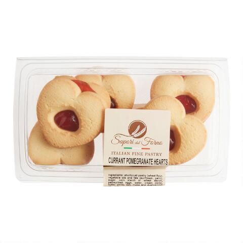 Sapori Dal Forno Pomegranate Shortbread Sandwich Cookies | World Market