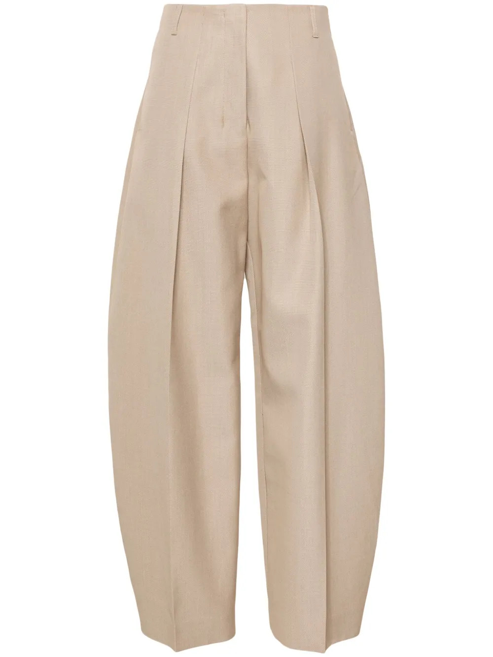 Jacquemus Le Pantalon Ovalo Trousers | Neutrals | FARFETCH UK | Farfetch Global