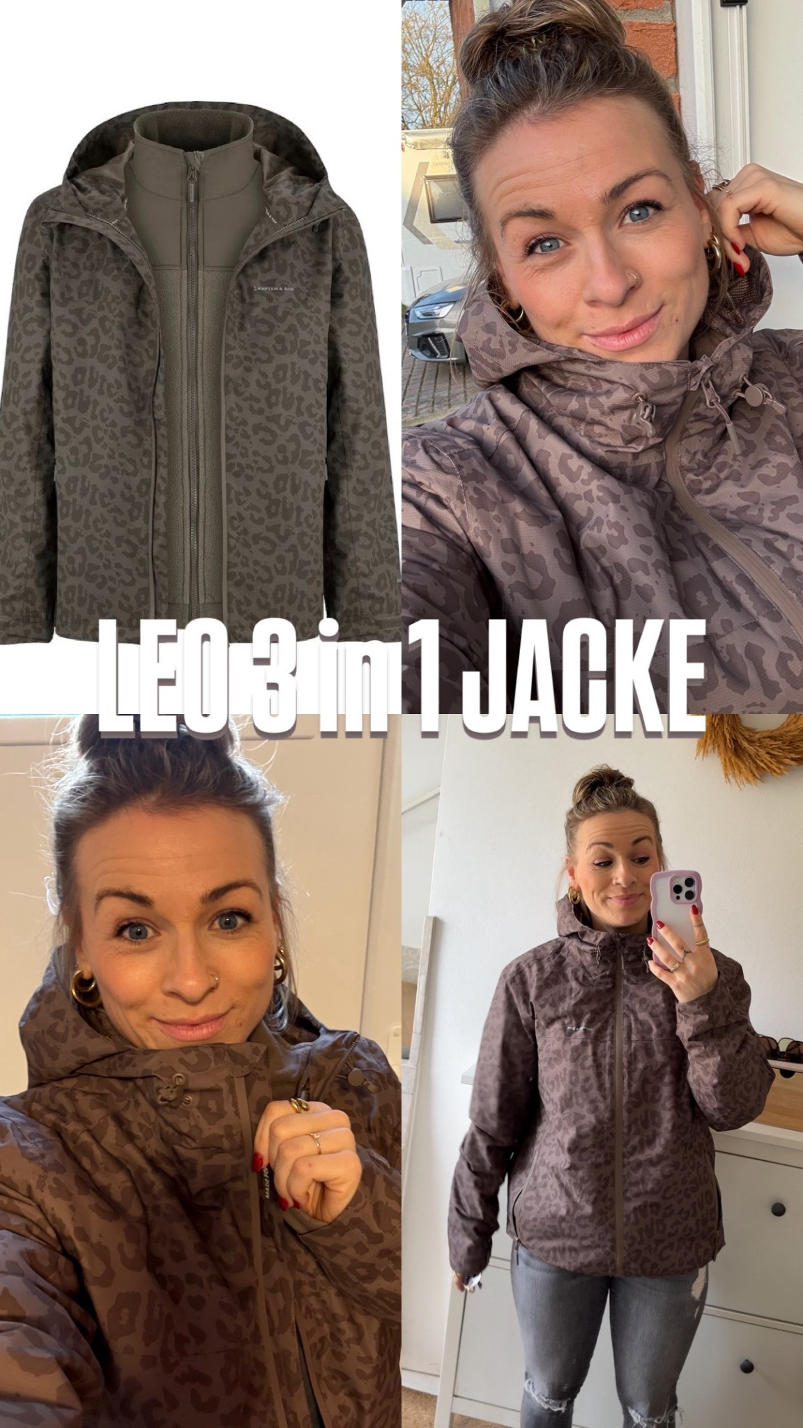Meine neue Lieblings 3 in 1 Jack mit Fleecejacke drinnen 😍 #jacke #kapten&son #3in1jacke #funktionsjacke #leo #leoprint #übergangsjacke #jacke 

#LTKspring #LTKdeutschland #LTKstyletip