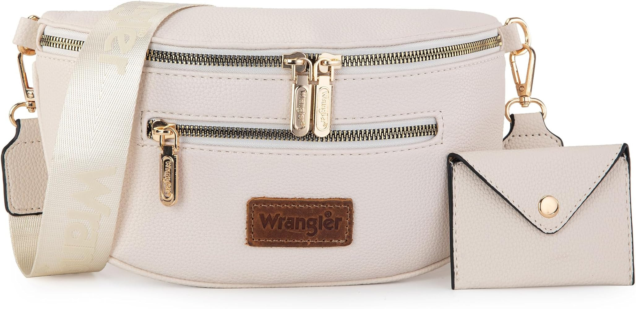 Wrangler Fanny Packs for Women Crossbody Sling Bag Waist Pack Belt Chest Bag with Card Holder | Amazon (US)