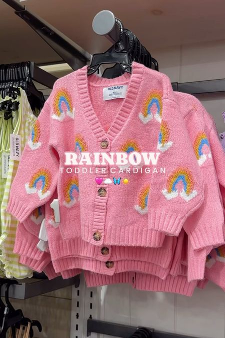 The CUTEST & coziest rainbow cardigan for toddlers at old navy 😍 I’m obsessed with the colors & it’s SO soft ☁️ comment RAINBOW for the link & follow @tinytrendswithtori for more 🩷

#oldnavy #oldnavystyle #oldnavykids #toddlerstyle #toddlermom #momsoflittles #toddlergirlfashion #girlsstyle #kidsfashion #backtoschool