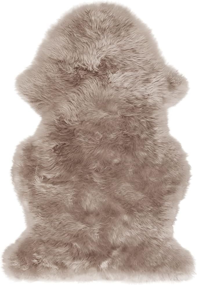 Bandkos Genuine Sheepskin Rug Fur Rugs Soft Fluffy Thick Luxury Sofa Seat Covers Single Pelt Natu... | Amazon (US)
