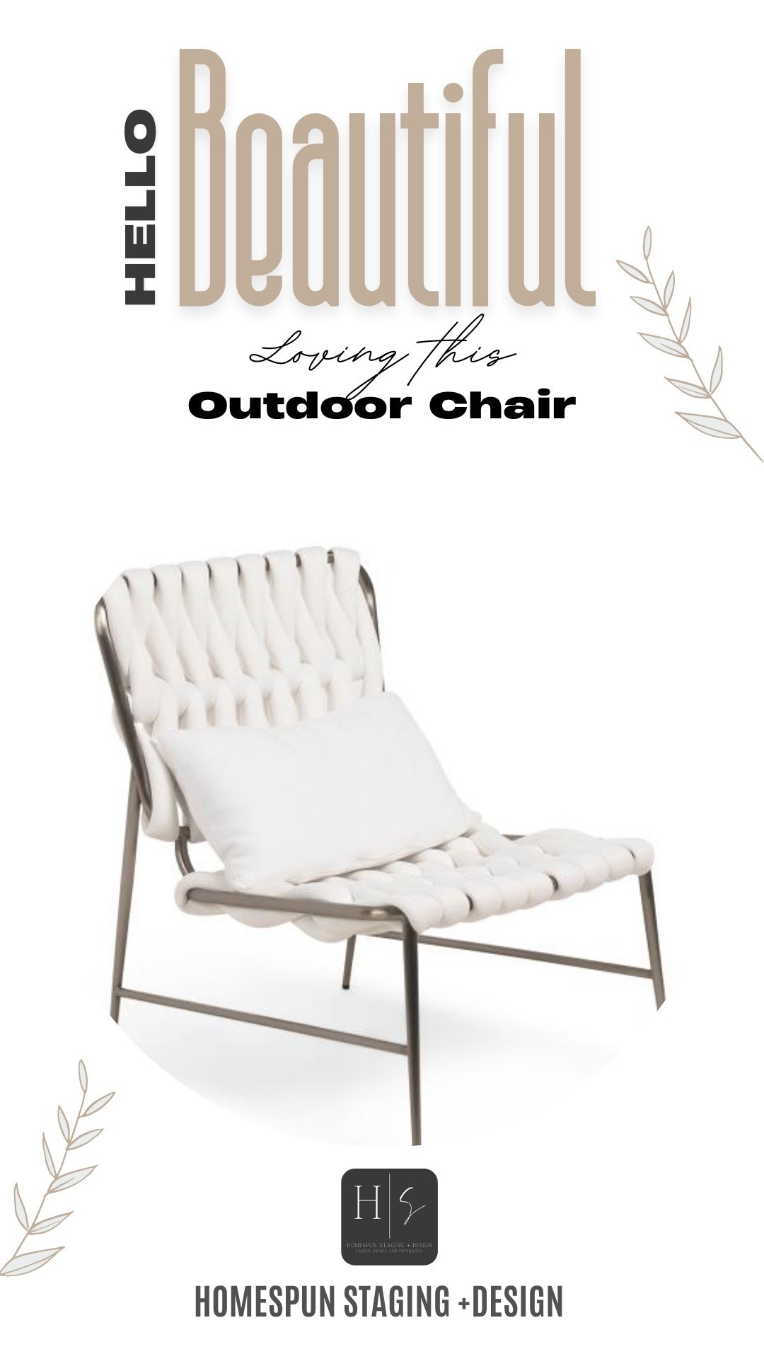 Outdoor chair find we are loving 🥰 

#LTKHome #LTKSeasonal #LTKSpringSale