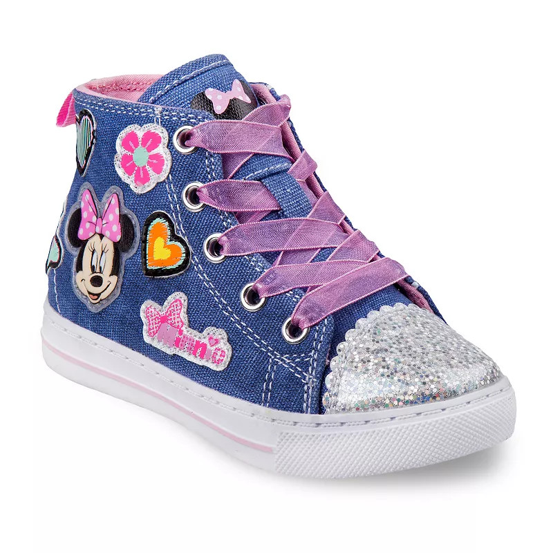 Disney's Minnie Mouse Toddler Girls' High-Top Sneakers | Kohl's