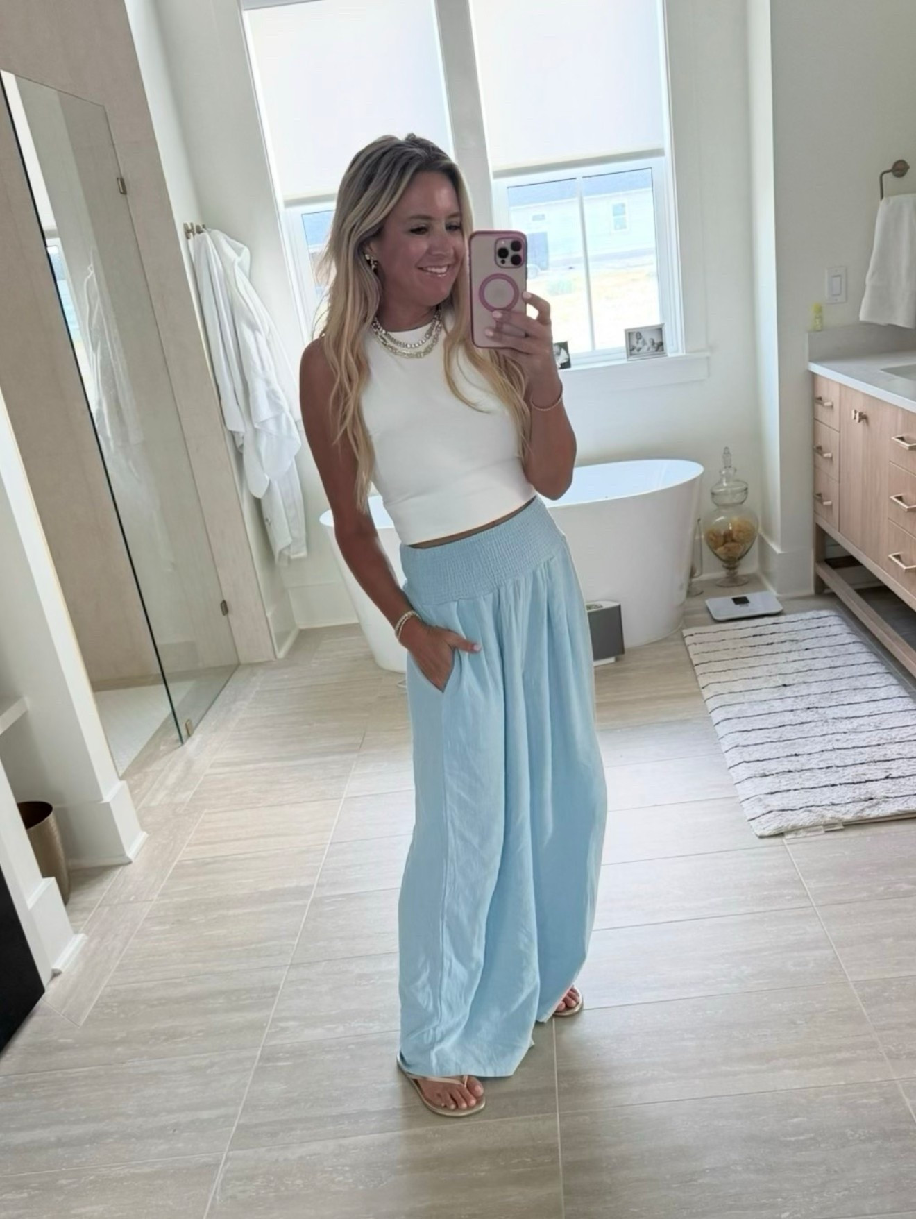 You need these Amazon pants in your life. Wearing the size xs. Comes in lots of colors. Free people lookalike.

#LTKootd #LTKSeasonal #LTKOver40
