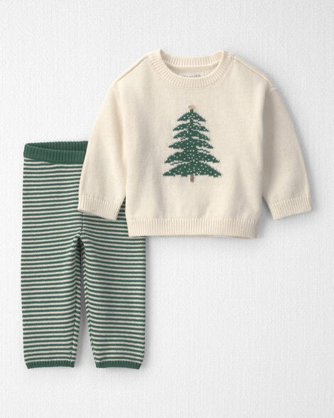 Baby 2-Piece Organic Cotton Sweater Knit Top & Pant Set - Little Planet | Carter's | Carter's Inc