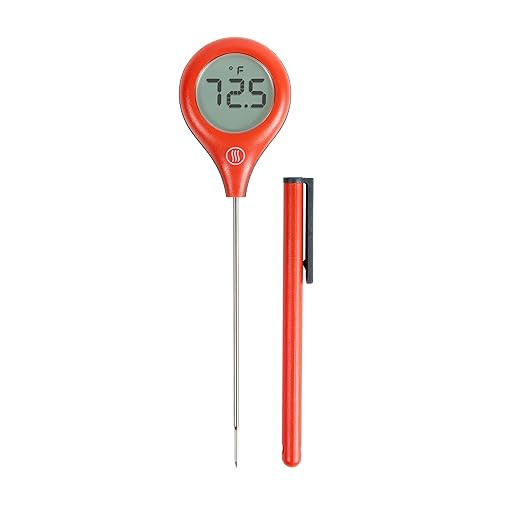 ThermoWorks ThermoPop 2 — Best Value Instant Read Thermometer - Cayenne Pepper Red | Amazon (US)
